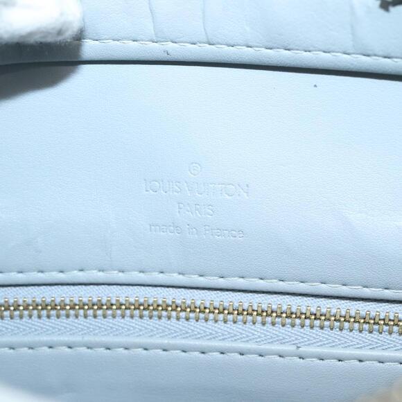 LOUIS VUITTON Monogram Vernis Houston Hand Bag Gris M91053 - Picture 9 of 13